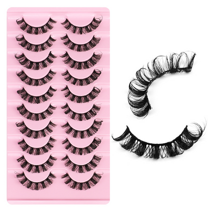 False Eyelashes, DD Curve, Thick, Eyelash, Ten Pairs